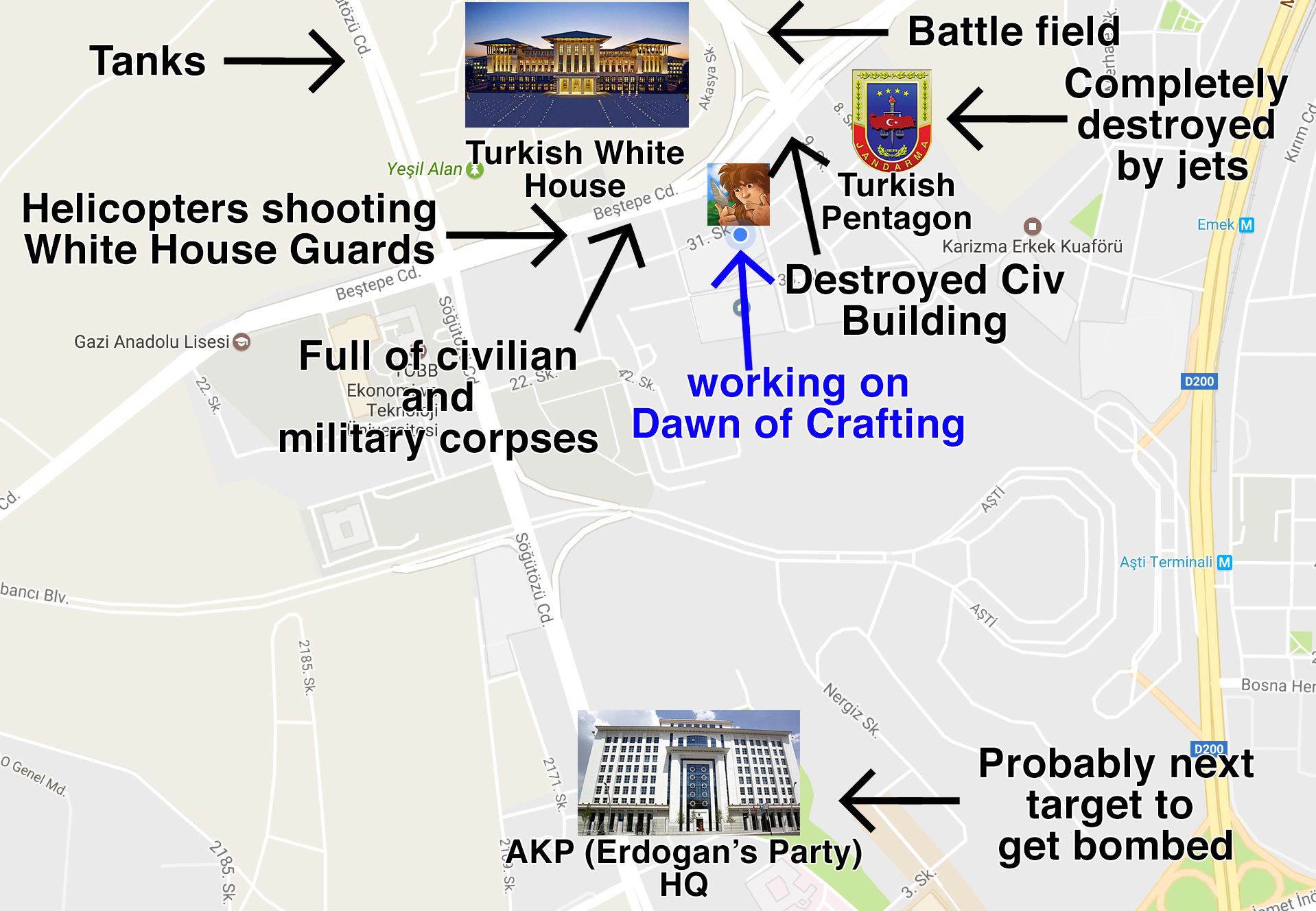Map of DoC vs Coup